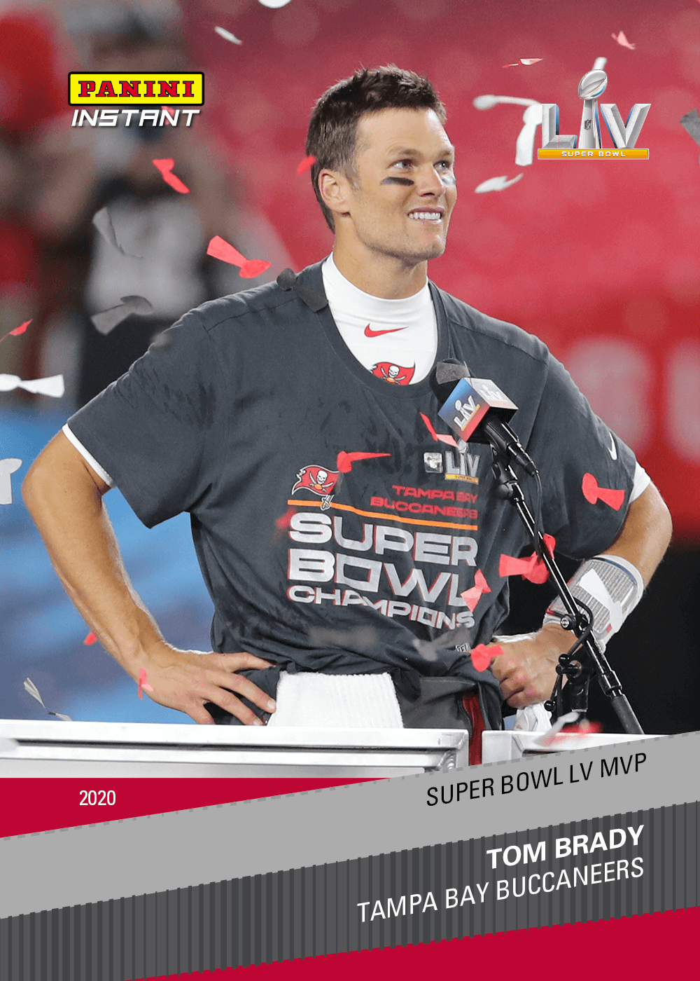 2021 Panini Instant Tampa Bay Buccaneers Super Bowl LV cards